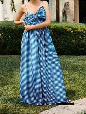 Hutch Linen Bow Jumpsuit